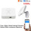 Tuya Zigbee Human Presence Detector met Houder Slimme Menselijke Lichaams-PIR-Sensor -Microgolfbewegingssensor + Zigbee Hub 5