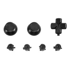 1set for PS5 Controller Full Set of Metal Driection Button ABXY Key for PS5 MAnalog Thumbsticks Cap Repair Parts B