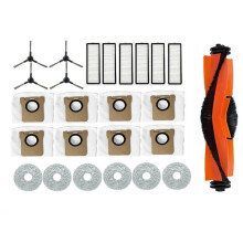 25 Pcs for X20 Max / X20 Pro Sweeping Machine Accessories Main Side Brush Mop Filter Dust Bags