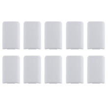 10pcs Battery Back Cover for 360 Controller Replacement Battery Case Covers for Xbox360 Wireless Gamepad White