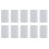 10pcs Battery Back Cover for  360 Controller Replacement Battery Case Covers for Xbox360 Wireless Gamepad White 1