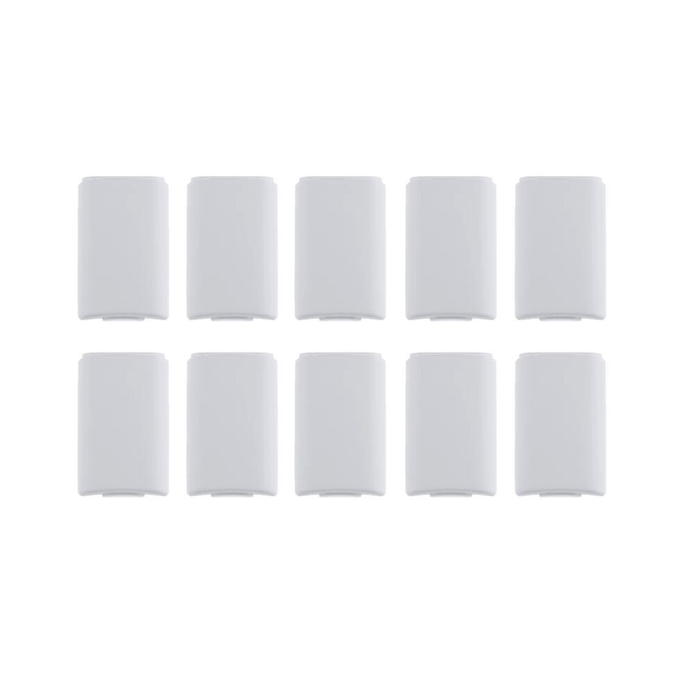 10Pcs Battery Back Cover For 360 Controller Replacement Battery Case Covers For Xbox360 Wireless Gamepad White 4711422104127