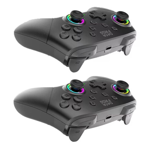 DATA FROG Wireless Controller for  2//Lite/OLED RGB Lighting Game Controller 6-Axis+Vibration+Turbo