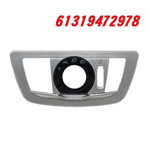 Car Headlight  Panel Headlight Control Button Frame 61319472978 for  7 Series G11 G12 2016-2022 2