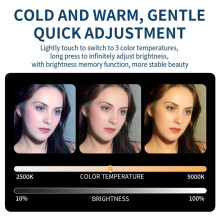 For Mobile Phone Magnetic Fill Light Selfie Beauty Light Mobile Phone Fill Light Portable White