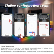 GLEDOPTO Tuya SPI Pixel LED Controller RGBCCT RGBW RGB Dynamic Light Sync with for Life, Assistant,Alexa WiFi-206W