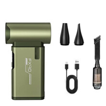 Aluminum Handheld Turbo Jet Fan 900000RPM High Power Air Blower Fan Strong Winds 55m/S Brushless Motor Vacuum Cleaner,B