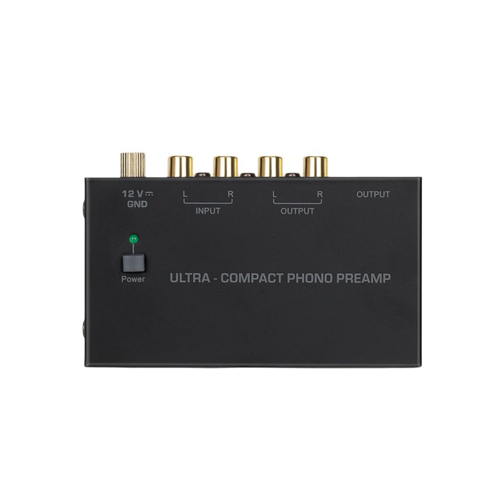 Ultra-Compact Phono Preamp For Vinyl Turntables Enhanced Audio Conversion With Lownoise Operation For Mm Cartridges(Au) 4714246635099