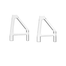 2pair Horizontal Holder Bracket for PS5 Slim Disc Host Feet Placement Bracket Holder for Console 3D Printed Stand,B