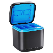 Battery Charger ,3-Channel Fast Charging Box for  Hero 13 with Micro- Card Slot Action Camera Accessories