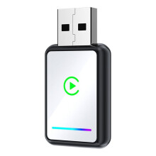 2in1 Wireless Carplay Adapter USB Dongle  Carplay & Android Auto Adapter Plug and  Wired Carplay to Wireless B