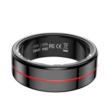 Ring Heart Rate Blood Oxygen Monitor Sleep Stress Detection Multisport Modes Fitness Tracker with GestureControl D
