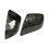 Car Rear Mirror Cover Cap for  Model 3 Water Transfer Forging Pattern Rearview Mirror Shell 3