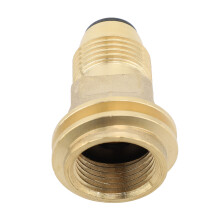 Brass POL to QCC1 Gas Adapter Anti Leak