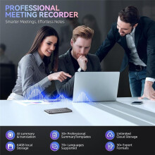 AI Voice Recorder, Transcribe,Note Voice Recorder with APP, Notetaker for Calls, Lectures, Meetings, Note Taker