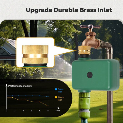Tuya   Water Timer 1-Outlet Valve Sprinkler Rain Delay Filter Washer Auto Programmable Controller 2