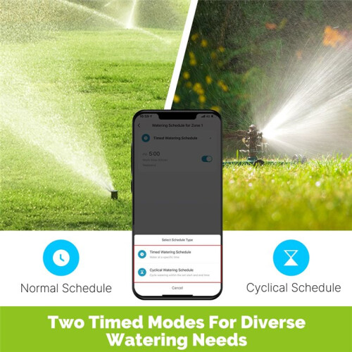 Tuya   Water Timer 1-Outlet Valve Sprinkler Rain Delay Filter Washer Auto Programmable Controller