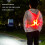 LED-Reflektor-Laufweste, fluoreszierendes Grün 16