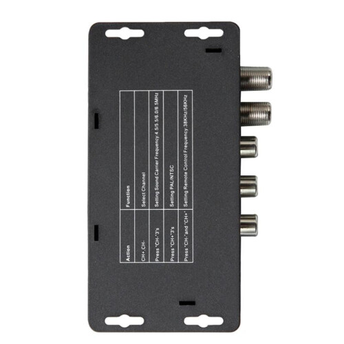 AV to RF Converter IR Extender UHF TV LINK Modulator with 21 Channel Display PAL/NTSC Optional 2