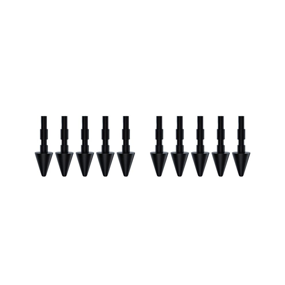 For Stylus Pen Nib 10Pcs Replaceable High Sensitivity Writing Drawing Tablet Pencil Tip Accessories, D Black 4713933445669