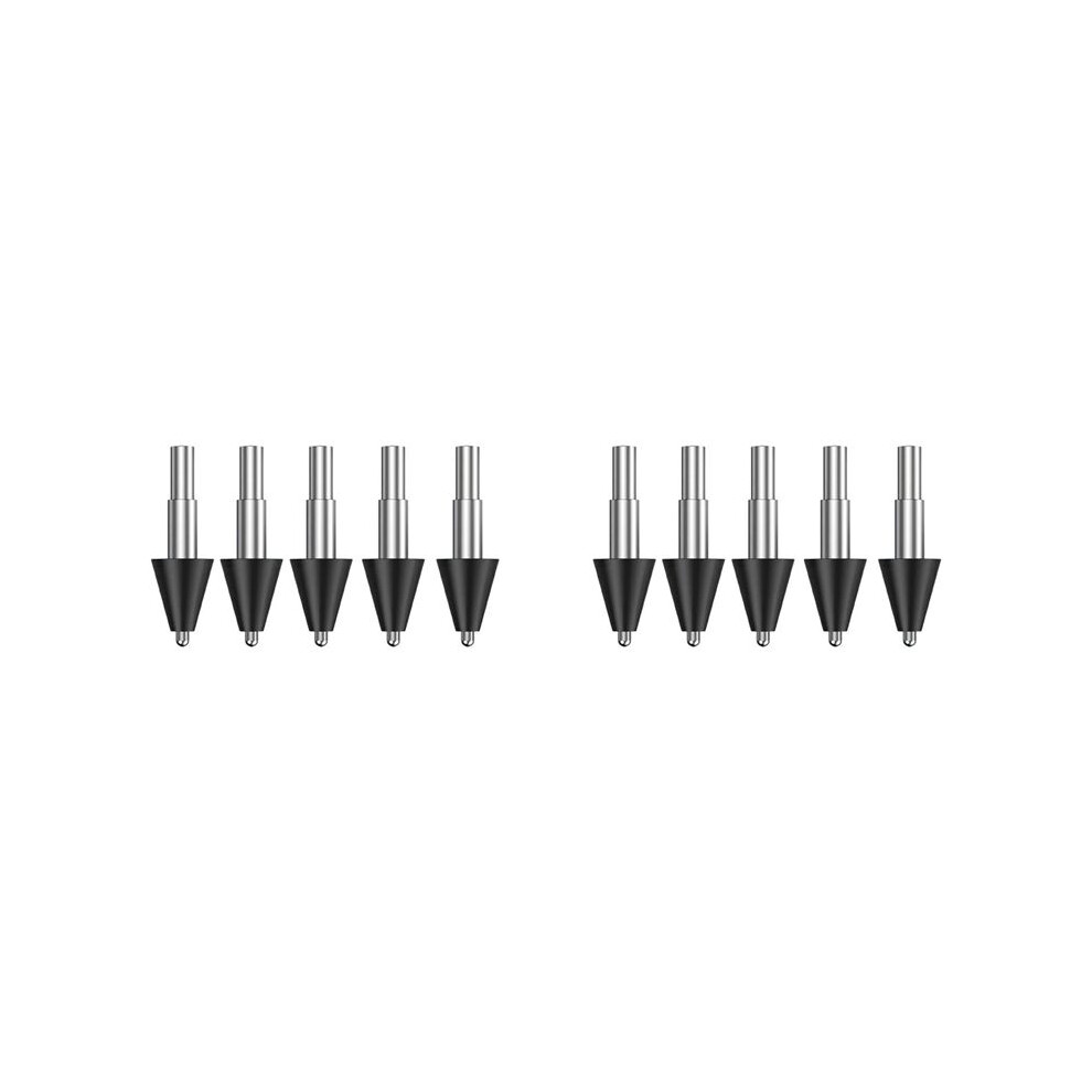 For Stylus Pen Nib 10Pcs Replaceable High Sensitivity Writing Drawing Tablet Pencil Tip Accessories, B Black 6031820735838