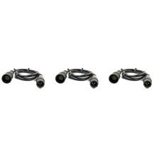 9 Pin Wheel Hub Motor Cable 60cm EBike Motor Extension Cable Female to Male Connector for E-Bike Accessories,3Pc