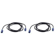 2X 4 Pin HSD Cable C to C Type HSD Male to Female Jack to Jack Car Audio Camera Harness Wire LVDS Cable