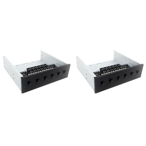 2X 6 Way Hard Disk Selector Controller Hard Drive Power  Module for Desktop Computer Support 2.5/3.5 Inch  HDD