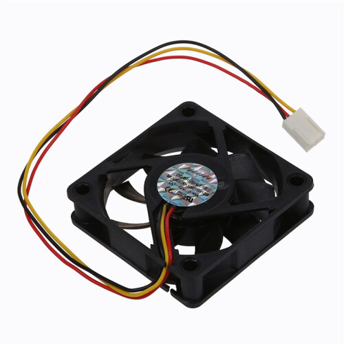 5X CPU-Lüfter Kühlerlüfter 60 X 60 mm Box Computer - Schwarz 1