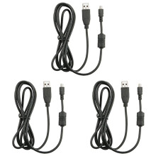3X USB Cable 8D UC-E6 for Coolpix L110, L21, L22, S3000, S4000, S6000, S8000