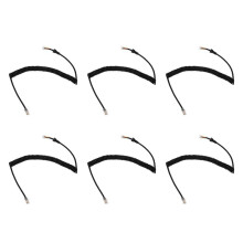 6X Replacement Microphones Mic Cable Cord Wire for  MH-48A6J FT-7800 FT-8800 FT-8900 FT-7100M FT-2800M FT-8900R