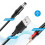 USB to  Power Cable Universal USB to  Jack Charging Cable Power Cord with 20 Interchangeable Plug Connectors Adapter 5