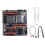 Placa Base de CPU Dual X99 + Cable  + Cable de Interruptor + Deflector + Grasa TéRmica LGA 2011 DDR4 Compatible con Placa Base de CPU 2011-V3 1