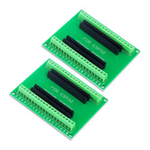 2 PièCes SéRies ESP32 Carte de DéRivation GPIO 1 en 2 pour 38PIN Version éTroite ESP32 ESP-WROOM-32 Carte de DéVeloppement de MicrocontrôLeur