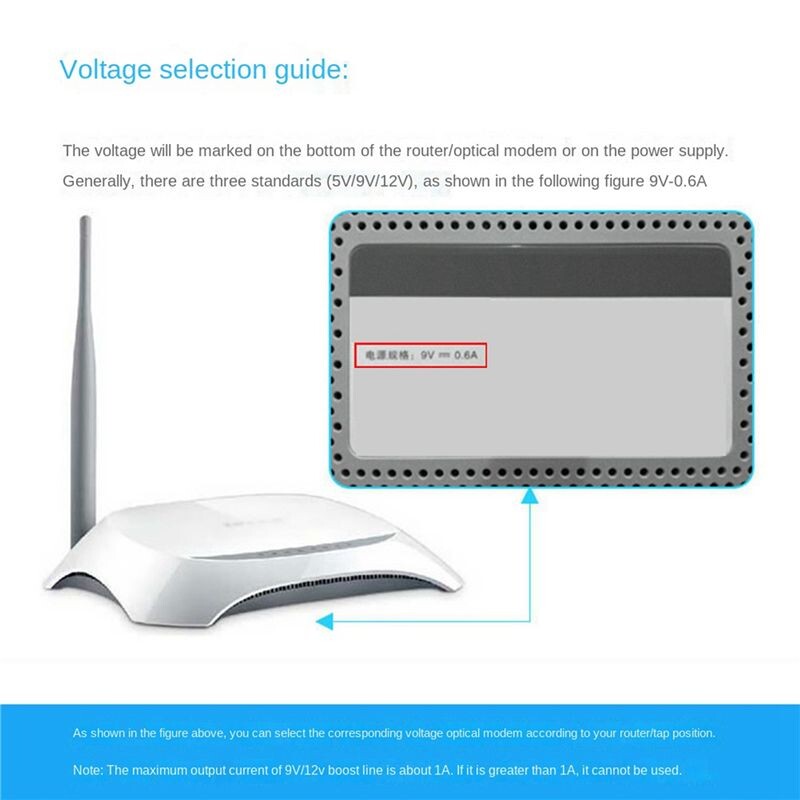 2X USB 5V to 9V 12V Power Cable for Route Charge WIFI Adapter Wire USB ...