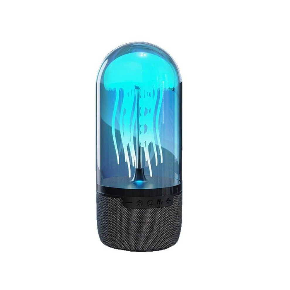 Colorful Jellyfish Lamp 7 Colored Lights Bt Speaker 3D Surround Hifi Stereo 1500Mah Sports Jellyfish Speaker For Home 4711546538549