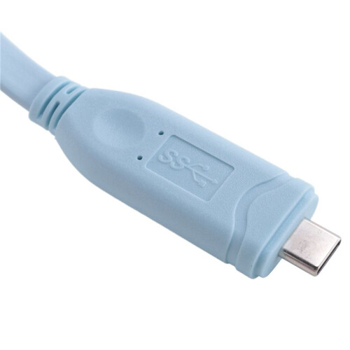 3X USB TO Type C Console Configuration Cable Type C to RJ45 Serial Router Debugging Cable 1