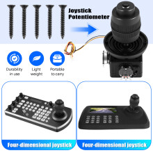 4-Axis Joystick Potentiometer Button Controller for JH-D400X-R4 10K 4D Sealed Rocker Potentiometer