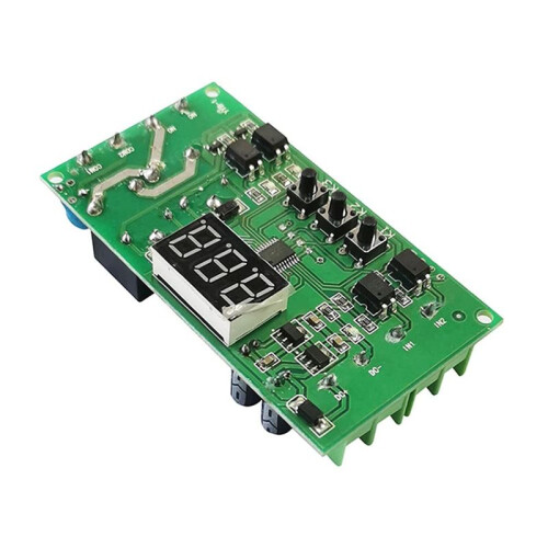 12V  Motor Driver Board with Forward/Reverse Control, Low-Level Trigger, Programmable Delay and Timing Relay Module
