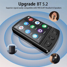 Portable MP3 Player Sport Clip Walk HiFi Sound 1.8inch Screen Ultralight 5.2 MP3 Player Button for Sport