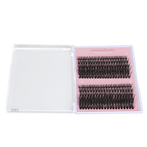 240pcs D Curl False Eyelash Clusters Set for DIY Lash Extensions 10-16mm 1