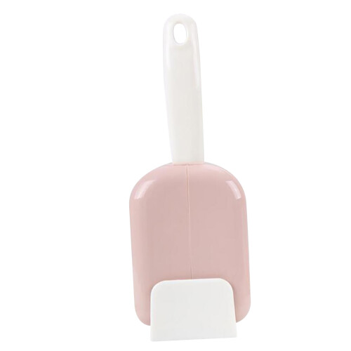 Standing Rice Scoop Holder Auto Open Close Plastic Kitchen Utensil Rack With Dust Cover Lightweight And Multi Purpose Compact Size Easy Grip 2