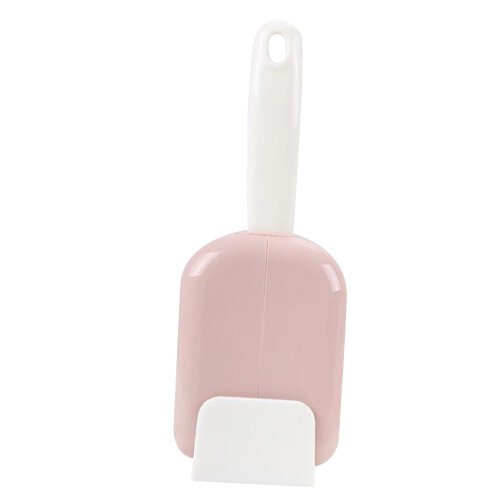 Standing Rice Scoop Holder Auto Open Close Plastic Kitchen Utensil Rack With Dust Cover Lightweight And Multi Purpose Compact Size Easy Grip 1