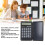 Foldable Electronic Handwriting Calculator 12-Digit Black with CR2025 Battery 5