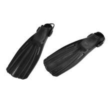 Wasserflossen Schwarz Federschnürsenkel S