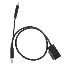 Cable adaptador SATA universal con puerto USB 2.0, alta compatibilidad, no requiere controlador, solución portátil para recuperación de unidades