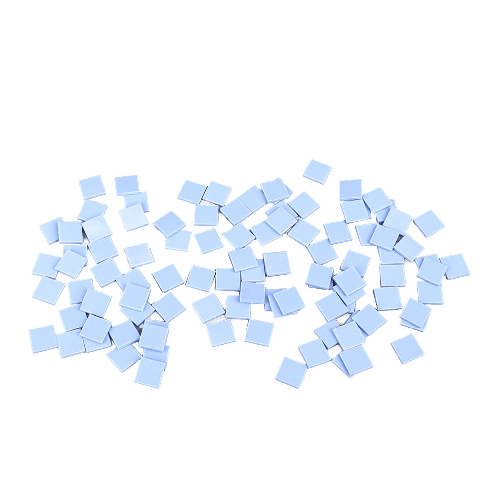 100Pcs Silicone Thermal Conductive Pads Blue