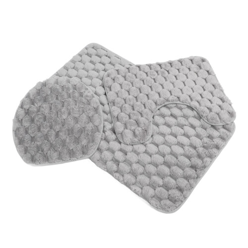 Anti Slip Toilet Training Mat Set Grey