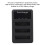 3 Pack Micro USB Battery Charger for NP BG1 Digital Camera with LCD Display 3
