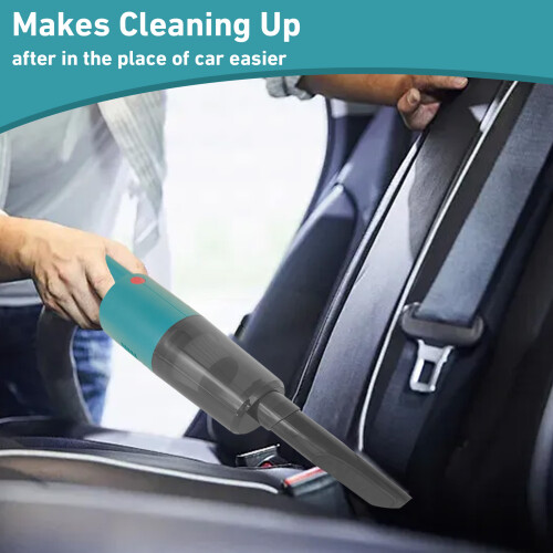 Portable Handheld Car Vacuum Cleaner, Powerful Motor, USB Rechargeable 2